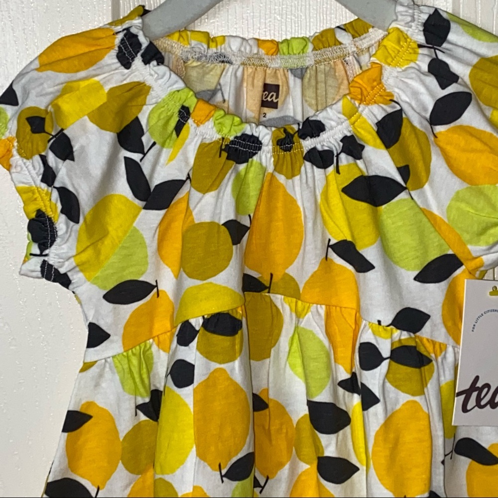 Tea Collection Citrus Babydoll Dress - NEW! - Picture 4 of 12